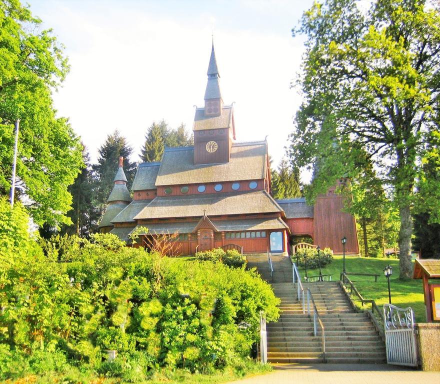 Premium-Ferienwohnungen Bergblick Im Haus Hopfe Goslar Exterior foto